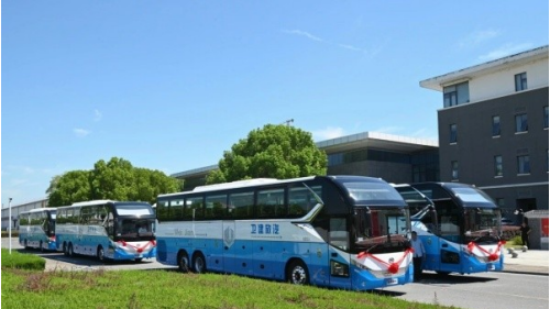 安凱高端產品交付南通，賦能旅游出行新體驗！